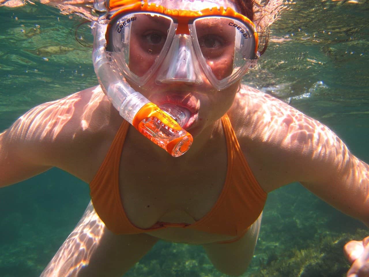 florida snorkel girl